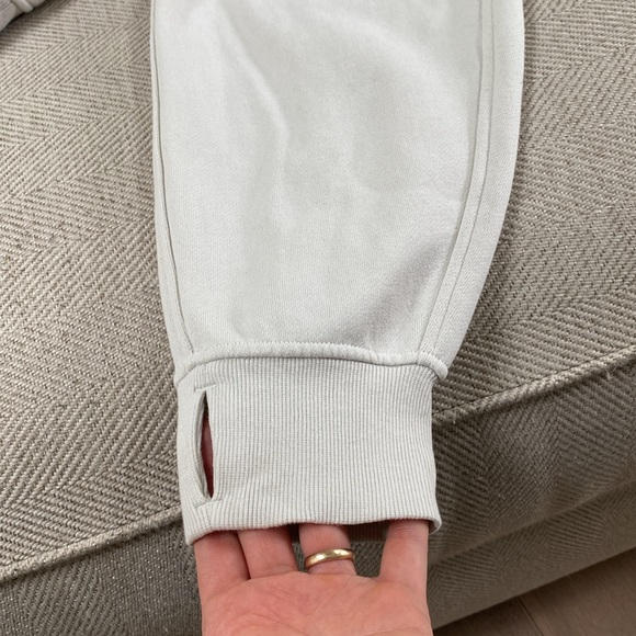 Lululemon Scuba Oversized Half-Zip Hoodie Natural Ivory - Picture 6 of 11